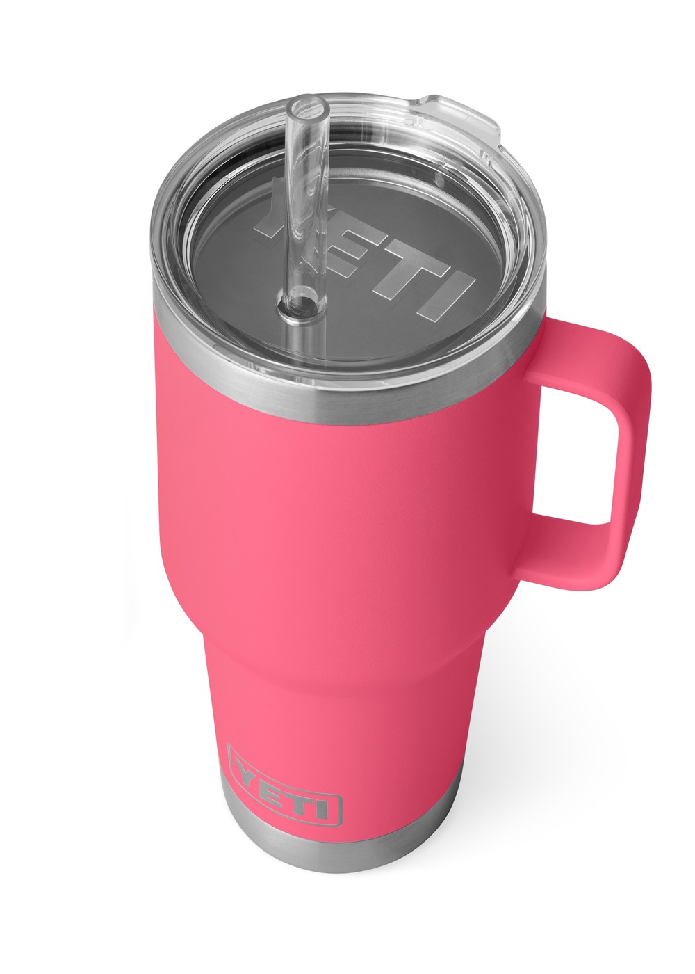 Yeti Rambler 35oz Straw Mug Tropical Pink