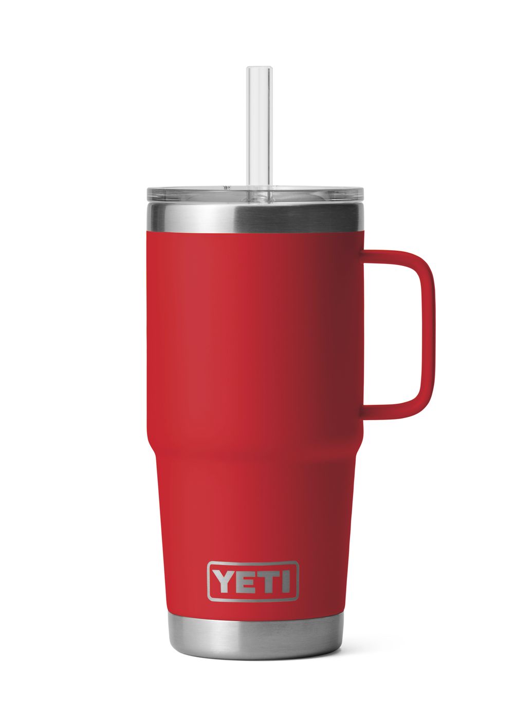 Yeti Rambler 25oz Straw Mug Rescue Red