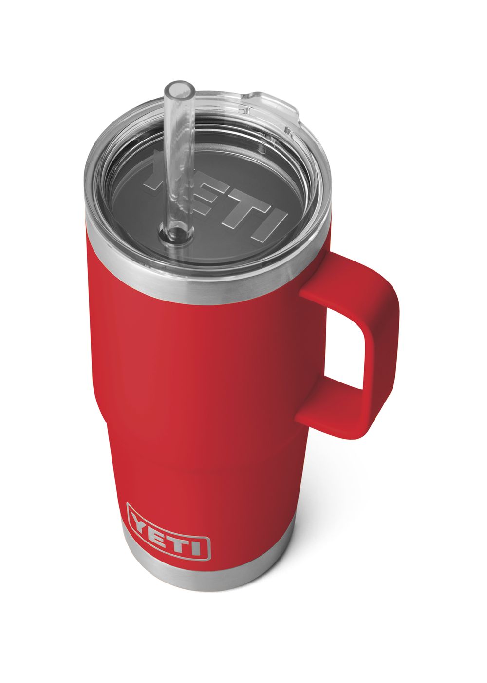 Yeti Rambler 25oz Straw Mug Rescue Red