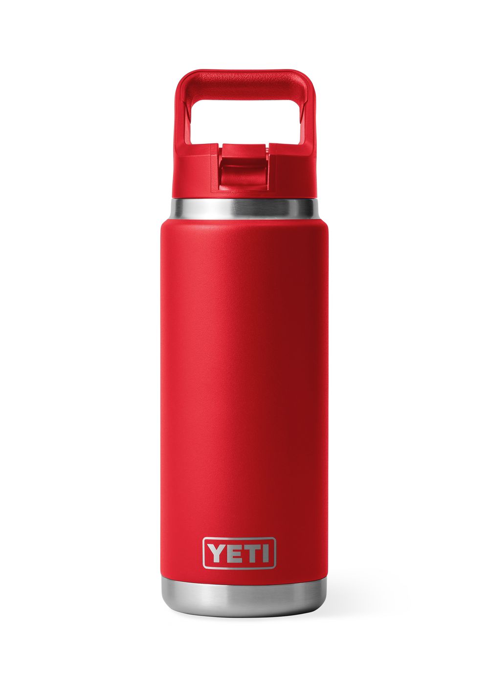 Yeti Rambler 26oz Colour Straw Bottle Rescue Red