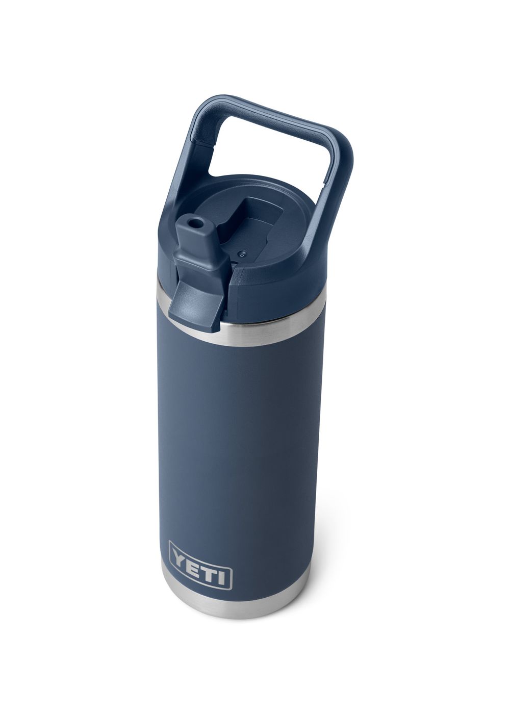 Yeti Rambler 18oz Colour Straw Bottle Navy