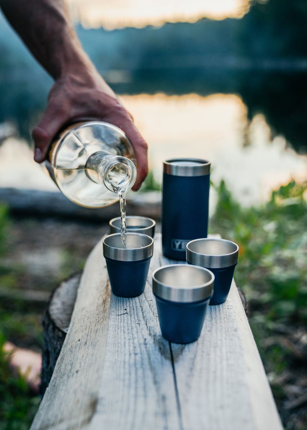 Yeti Rambler Shot Glasses Navy