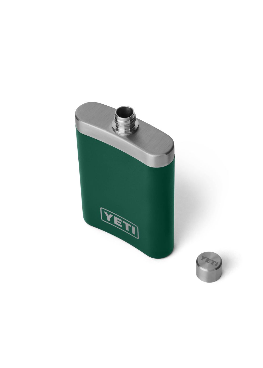 Yeti Rambler Flask Black Forest Green