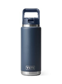 Yeti Rambler 26oz Colour Straw Bottle Navy