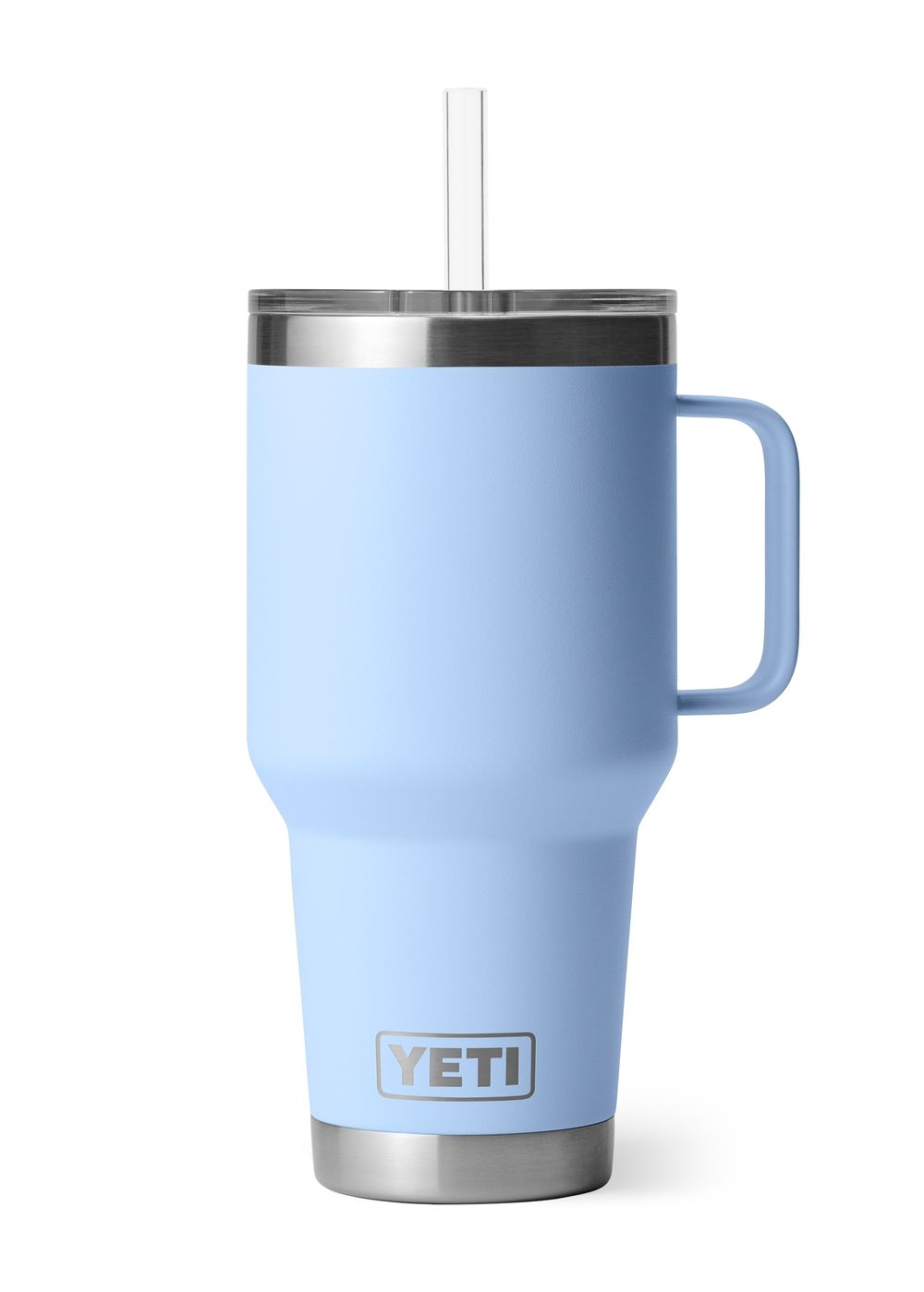 Yeti Rambler 35oz Straw Mug Big Sky Blue