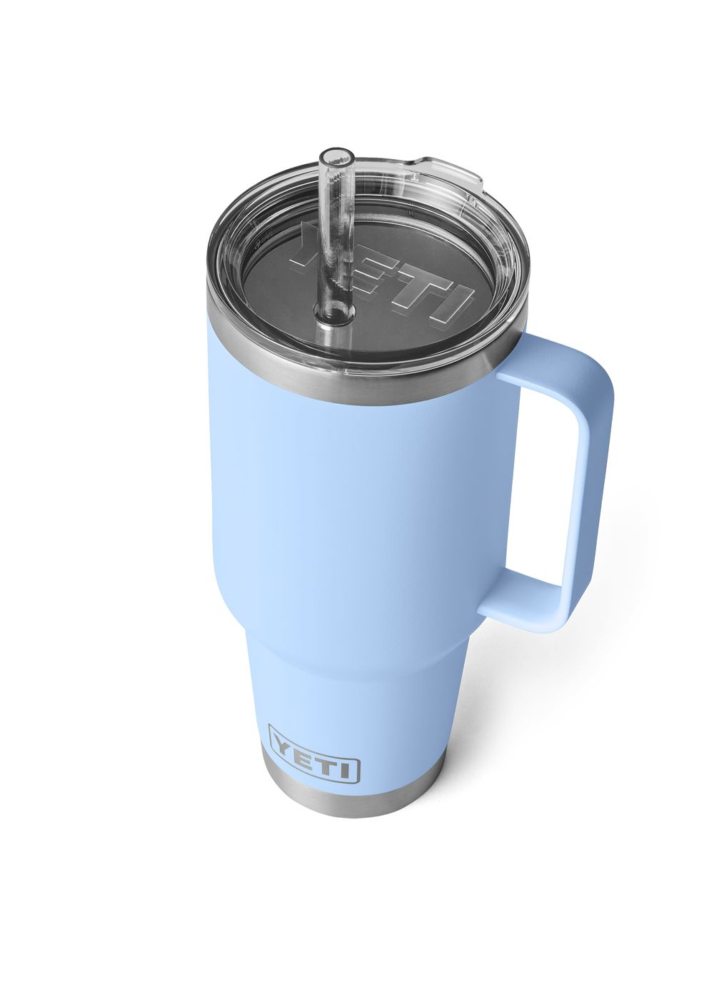 Yeti Rambler 42oz Straw Mug Big Sky Blue