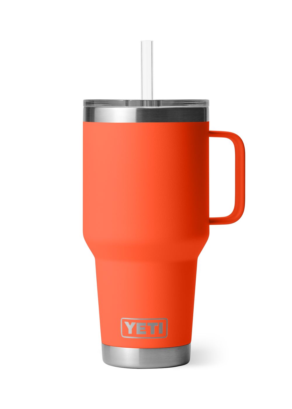 Yeti Rambler 35oz Straw Mug Papaya