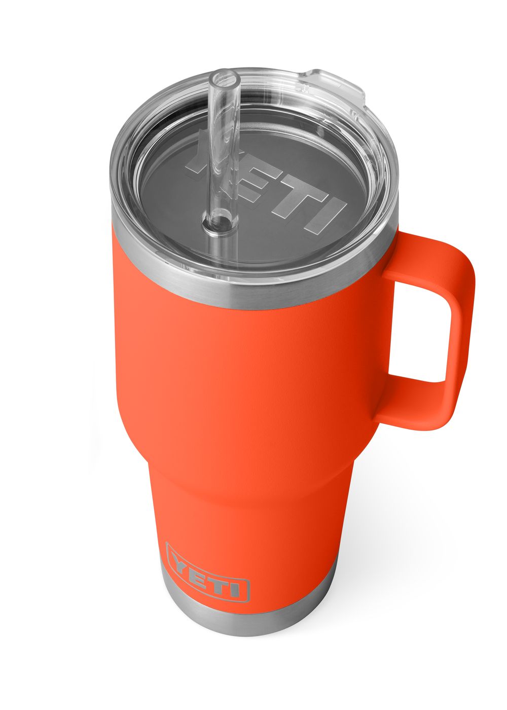 Yeti Rambler 35oz Straw Mug Papaya