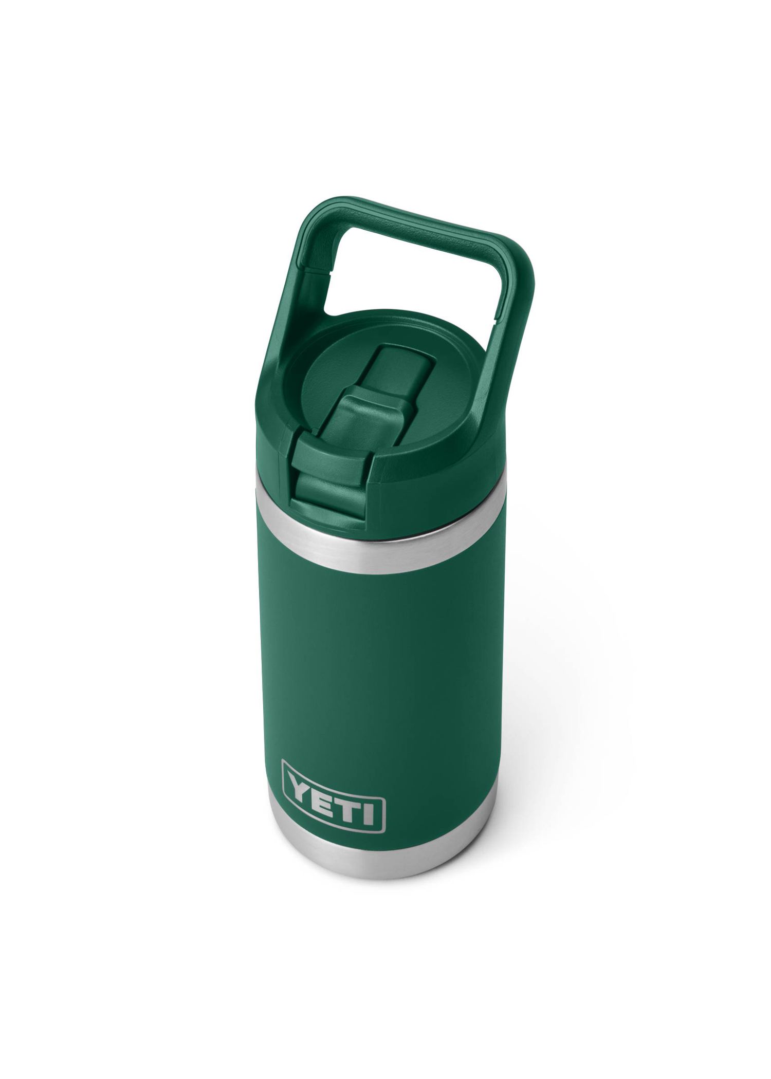 Yeti Rambler Jr 12oz Bottle Black Forest Green