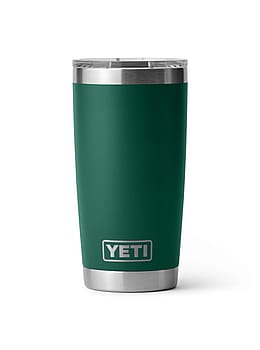 Yeti Rambler 20oz Tumbler Black Forest Green