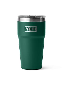 Yeti Rambler 20oz Stackable Cup Black Forest Green