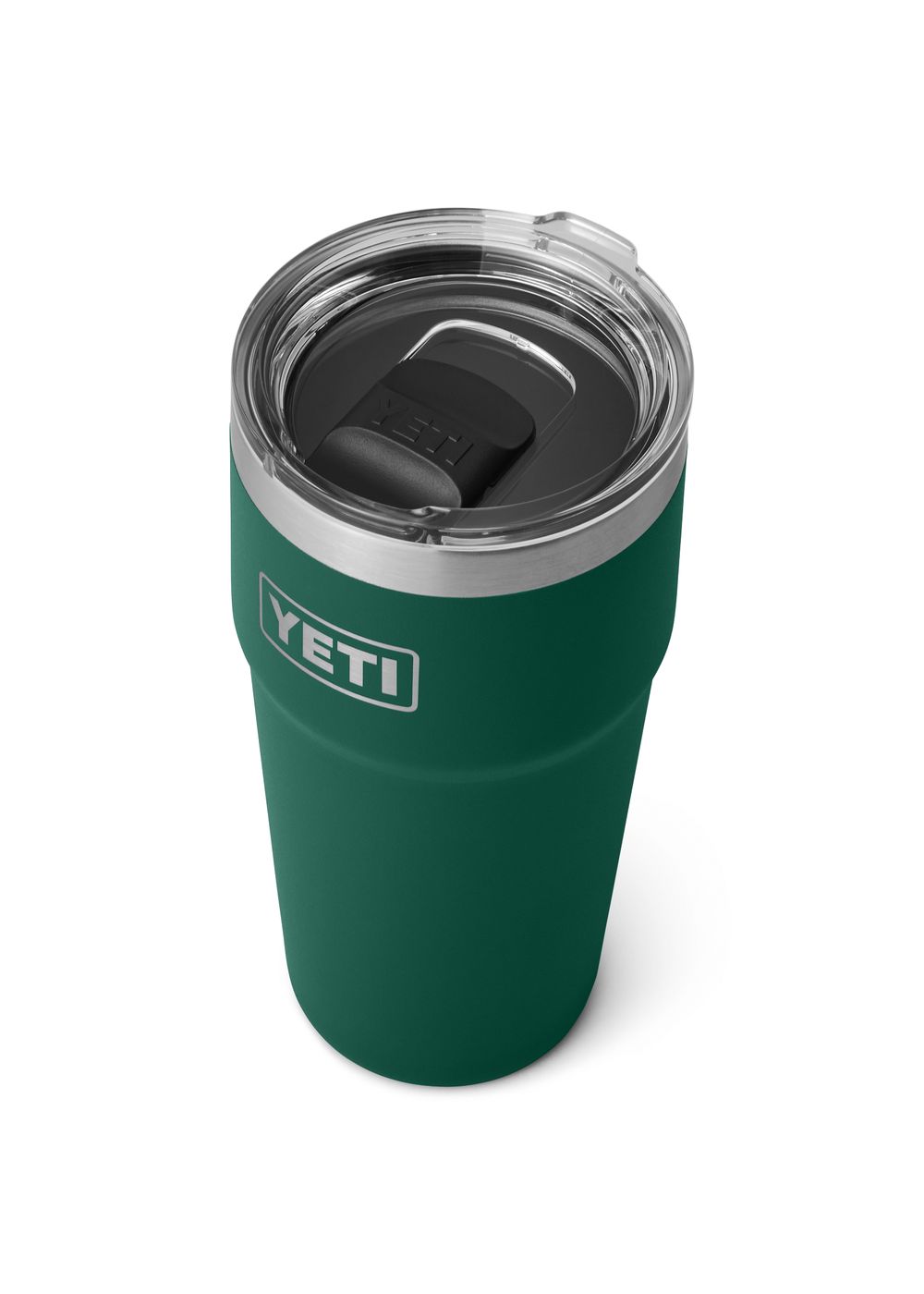 Yeti Rambler 20oz Stackable Cup Black Forest Green