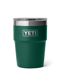 Yeti Rambler 16oz Stackable Cup Black Forest Green