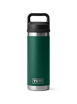 Yeti Rambler 18oz Bottle Black Forest Green