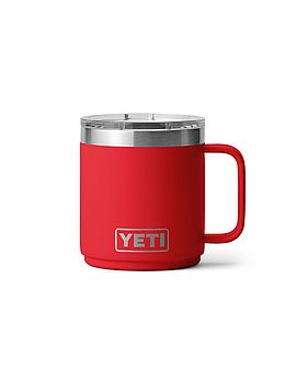 Yeti Rambler 10oz Ceramic Lined Mug Rescue Red