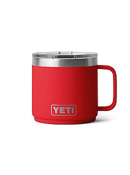 Yeti Rambler 14oz Ceramic Lined Mug Rescue Red
