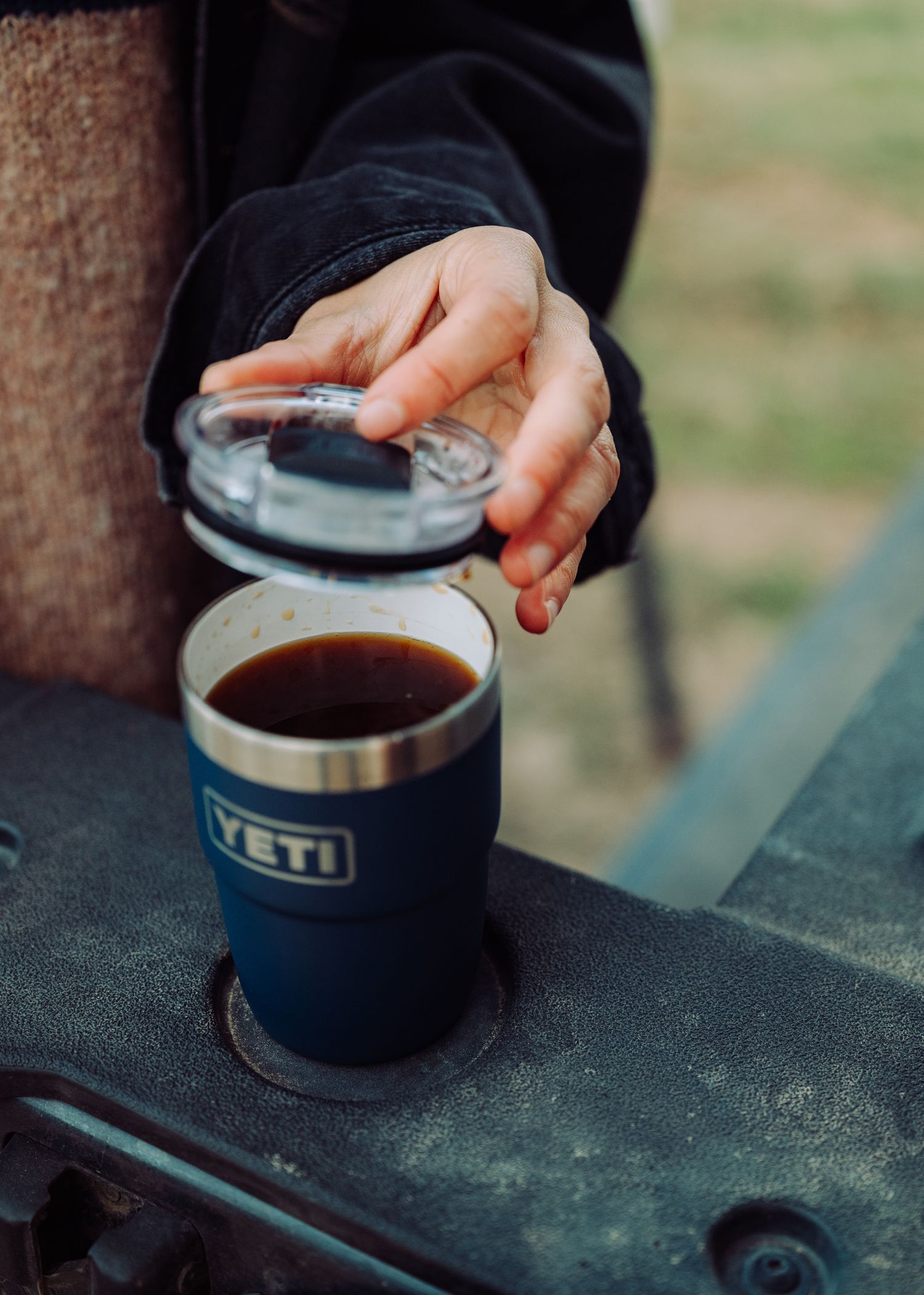 Yeti Rambler 8oz Ceramic Lined Stackable Cup Navy