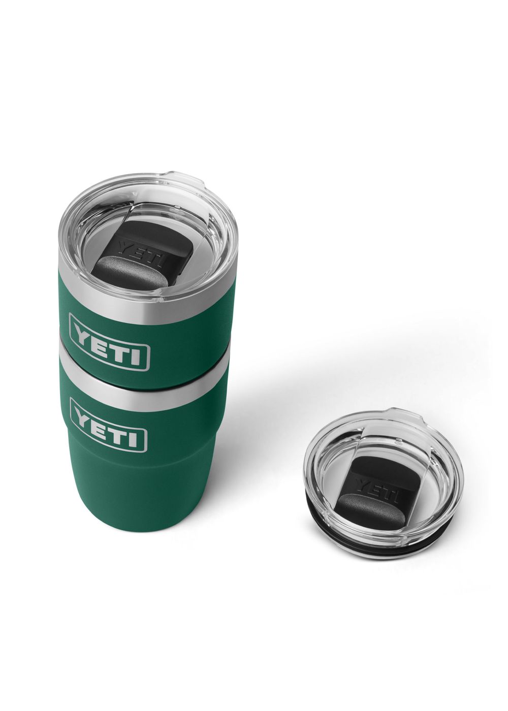 Yeti Rambler 8oz Stackable Cup Black Forest Green