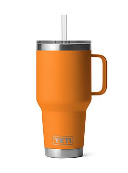 Yeti Rambler 35oz Straw Mug King Crab Orange