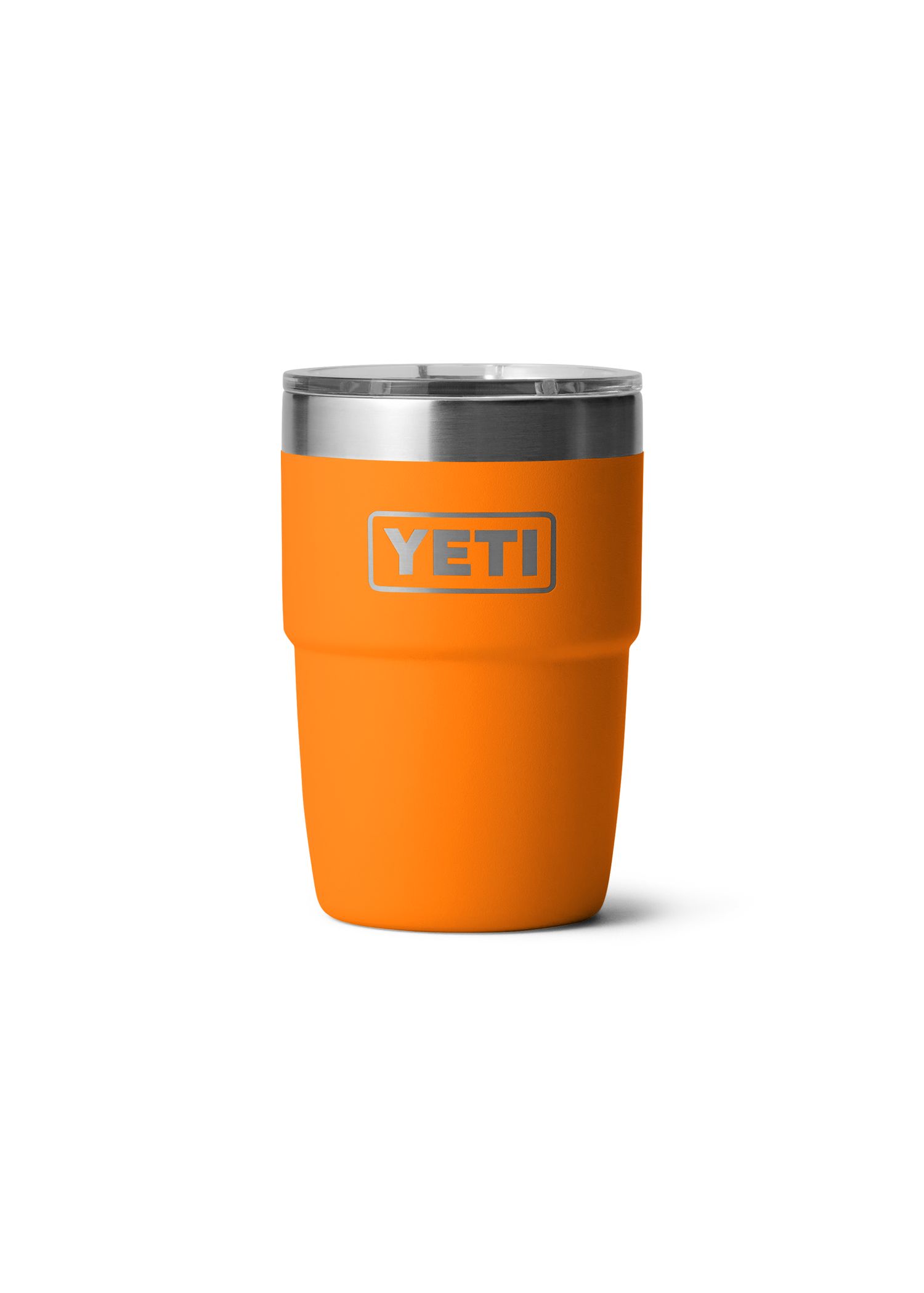 Yeti Rambler 8oz Ceramic Lined Stackable Cup King Crab Orange
