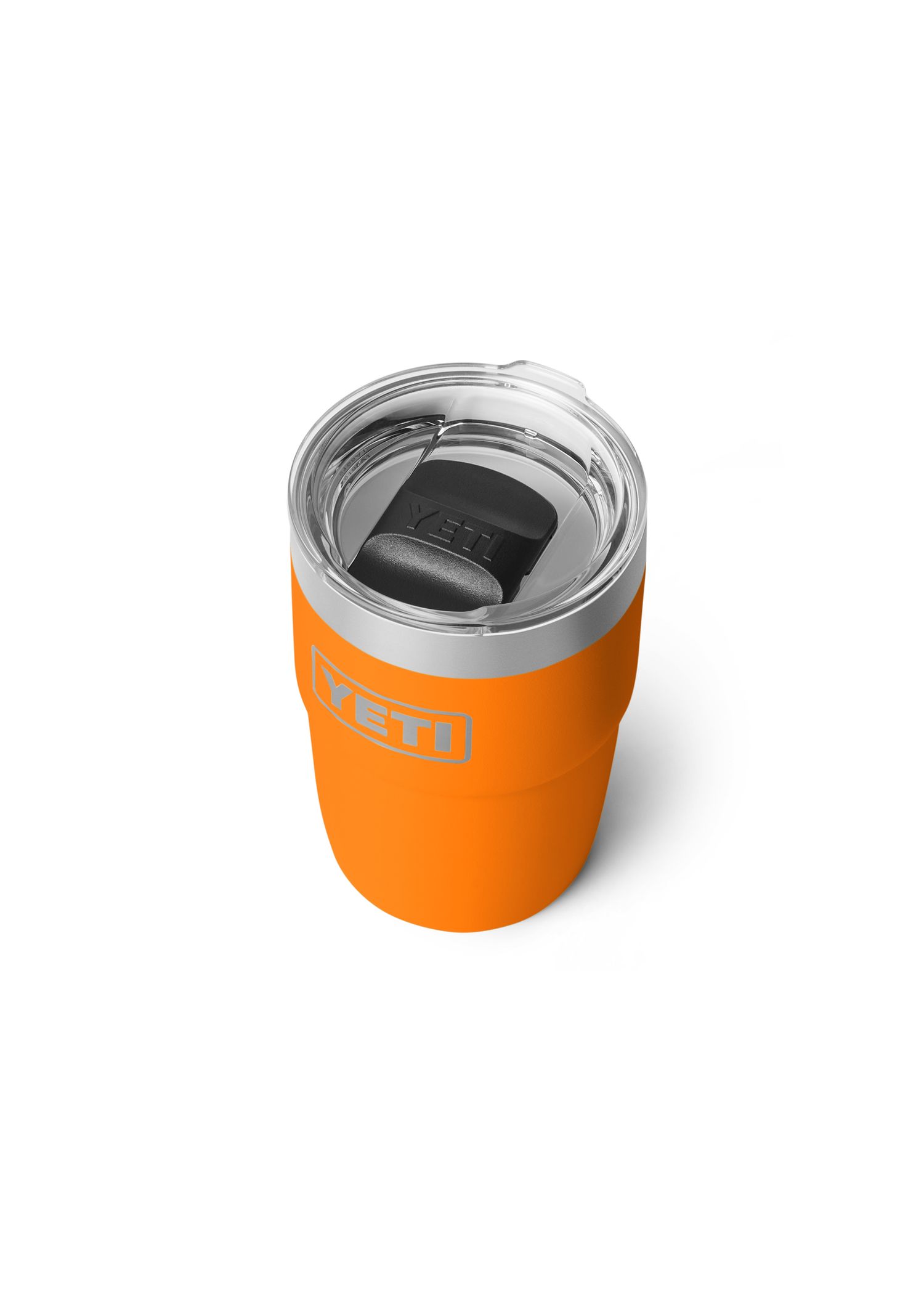 Yeti Rambler 8oz Ceramic Lined Stackable Cup King Crab Orange