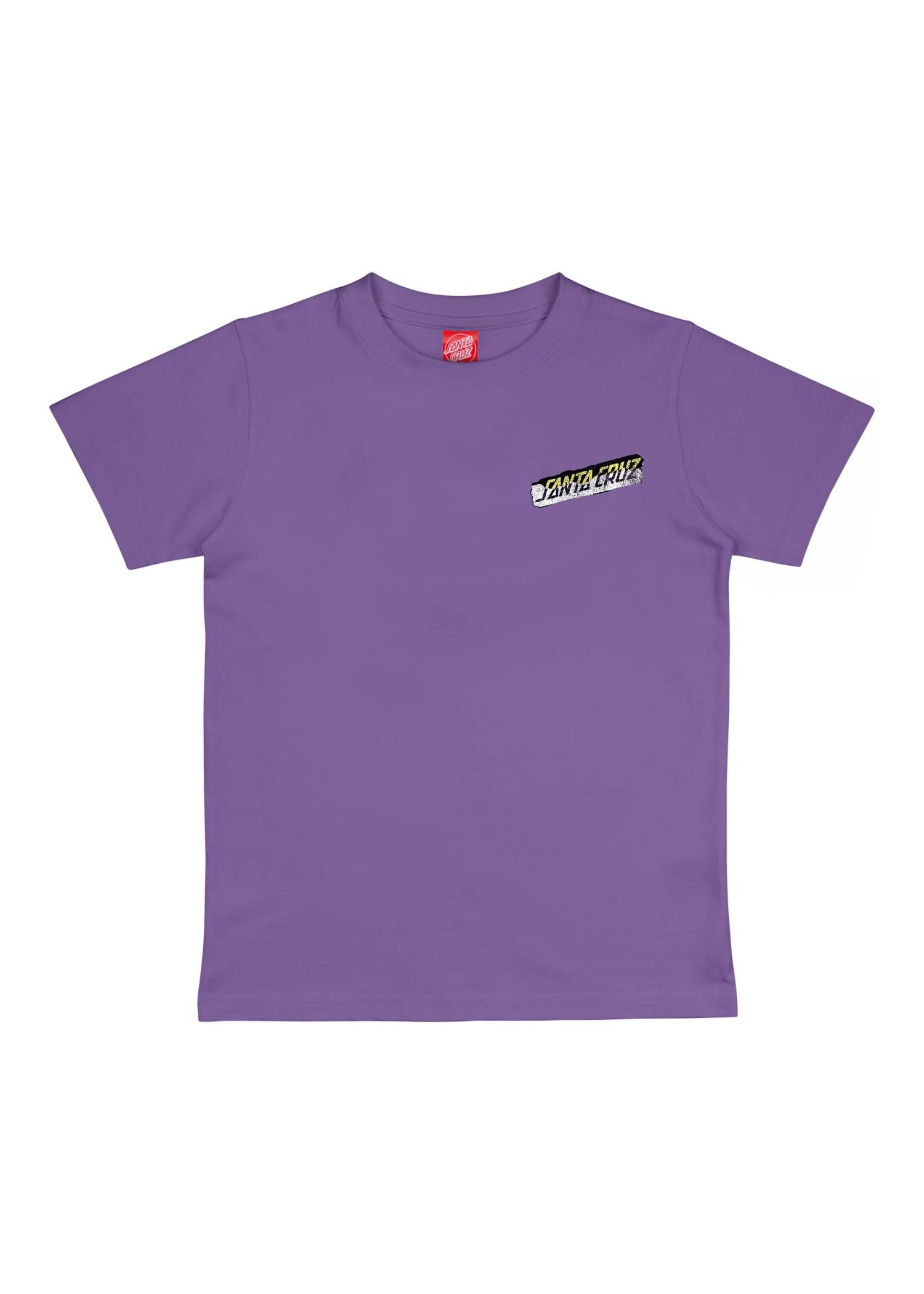 Santa Cruz Boys Damaged Hand Tee Purple