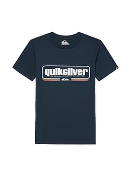 Quiksilver Boys Box Shaped Tee Dark Navy