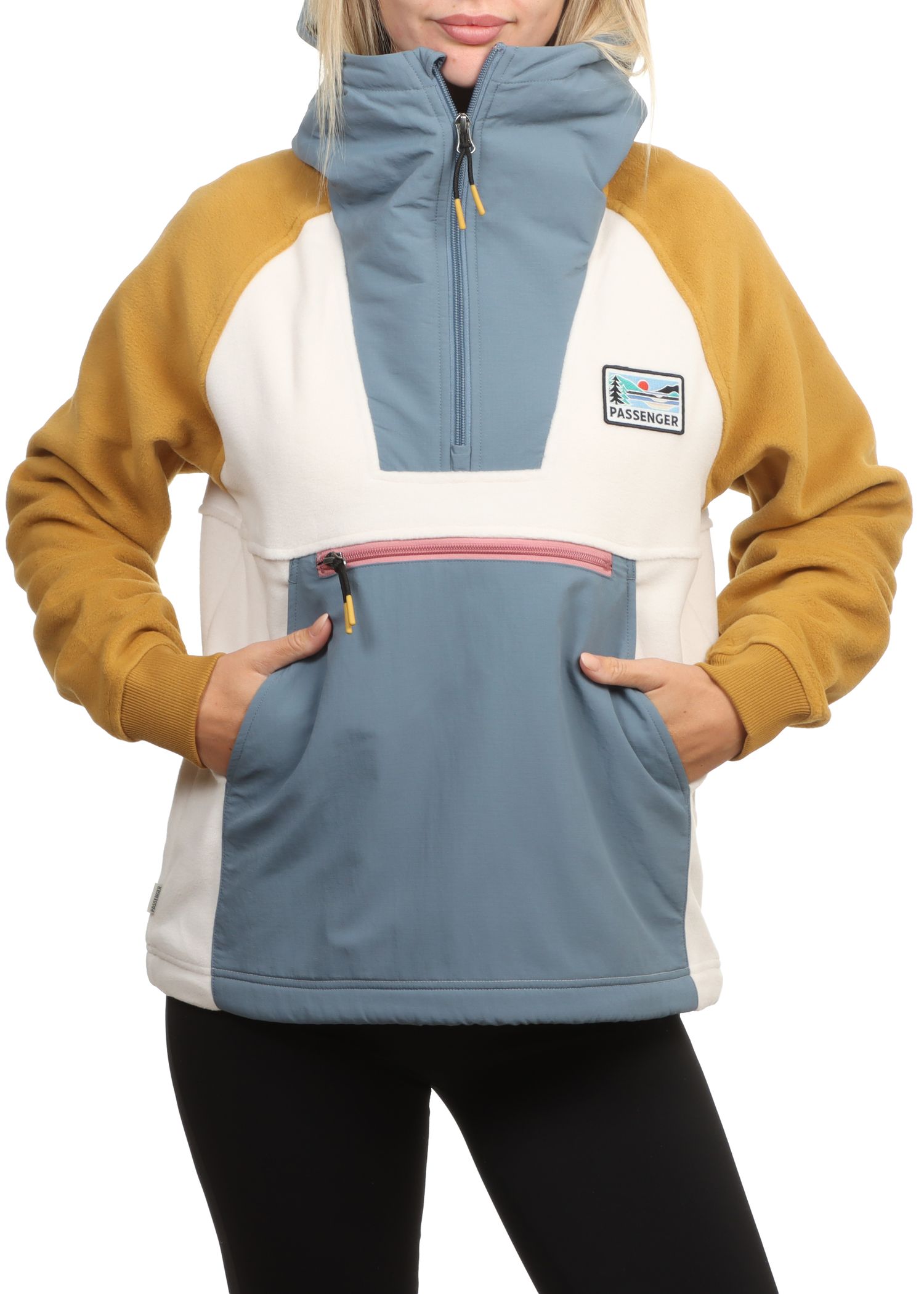 Passenger Alexander Hooded Polar Fleece Blue