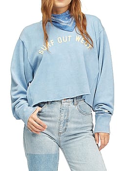 Billabong Past Time Crew Aged Indigo