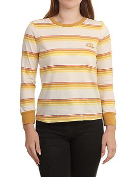 Billabong Going Retro Long Sleeve Top Sunflower