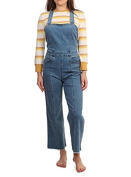 Billabong Western Sun Dungarees Blue Rinse