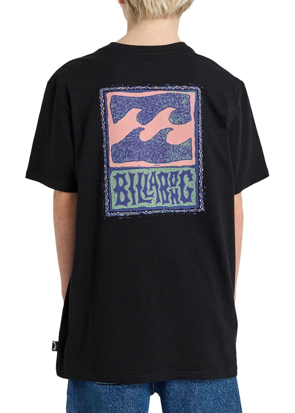 Billabong Boys Stamp Tee Black