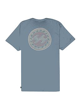Billabong Boys Crayon Wave Tee Blue