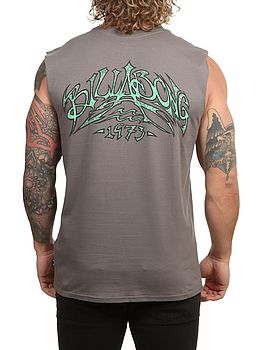 Billabong Re Issue Muscle Tank Pewter