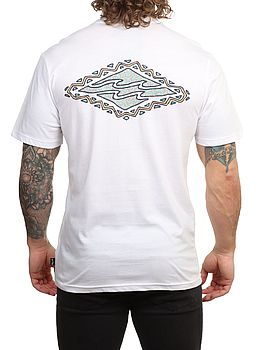 Billabong Crayon Wave Tee White