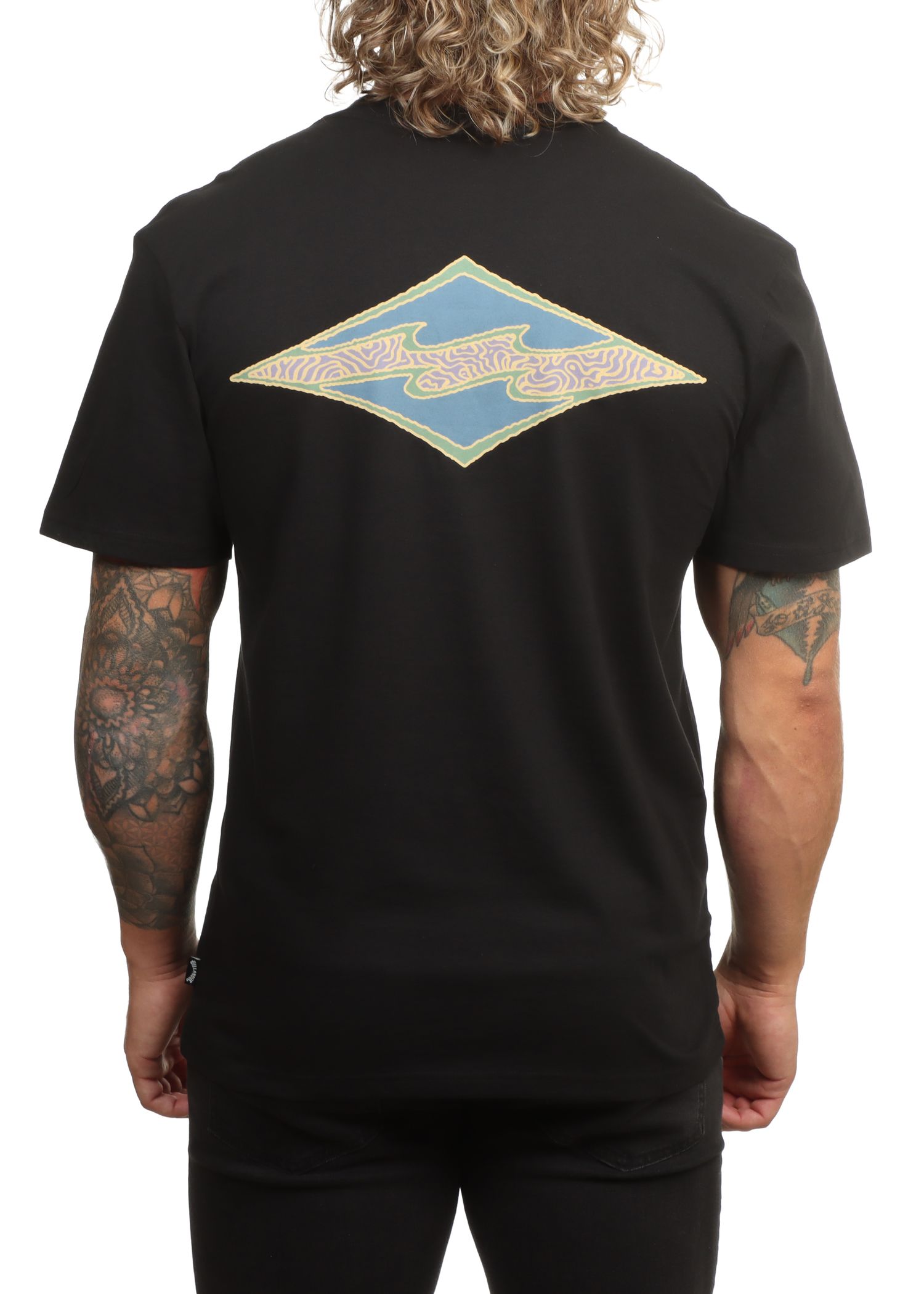 Billabong Crayon Wave Tee Black