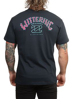 Billabong Arch Wittering Tee Denim Navy