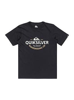 Quiksilver Boys Typed Out Tee Dark Navy