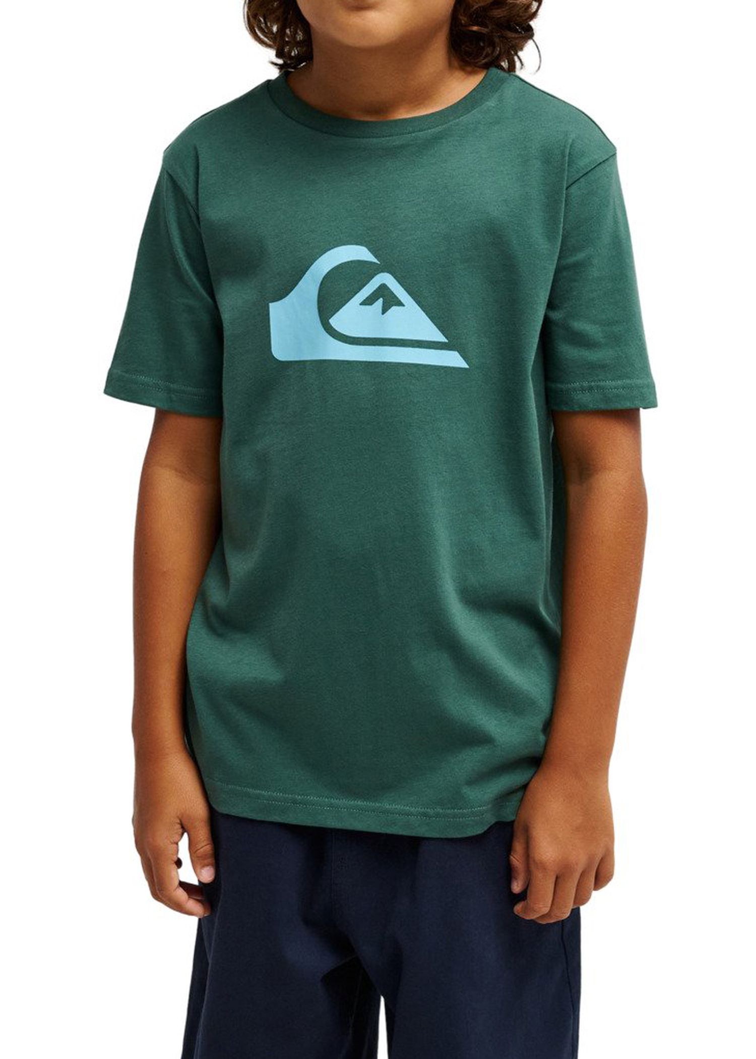Quiksilver Boys EV Comp Logo Tee Forest