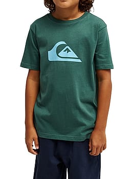 Quiksilver Boys EV Comp Logo Tee Forest