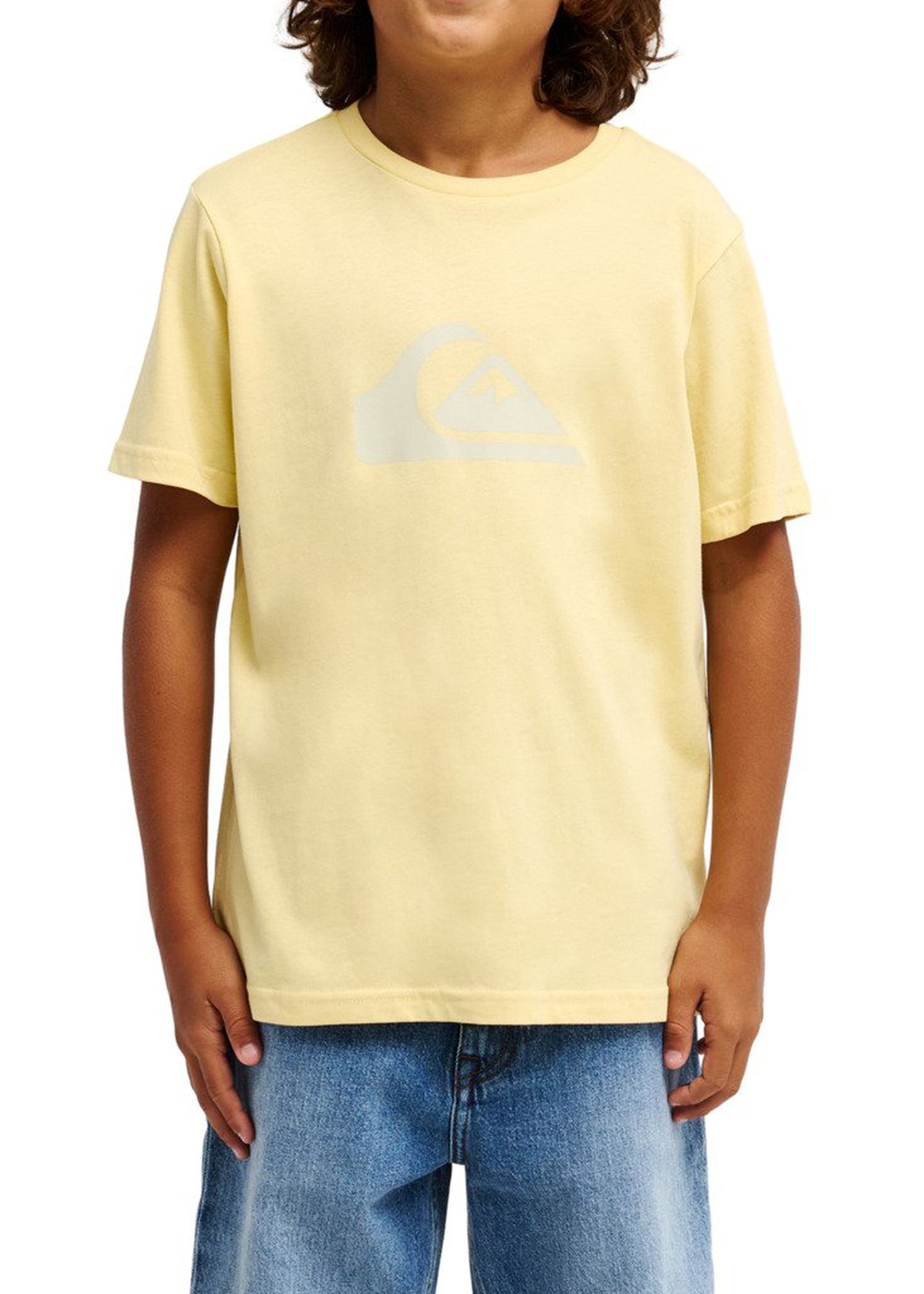 Quiksilver Boys EV Comp Logo Tee Straw