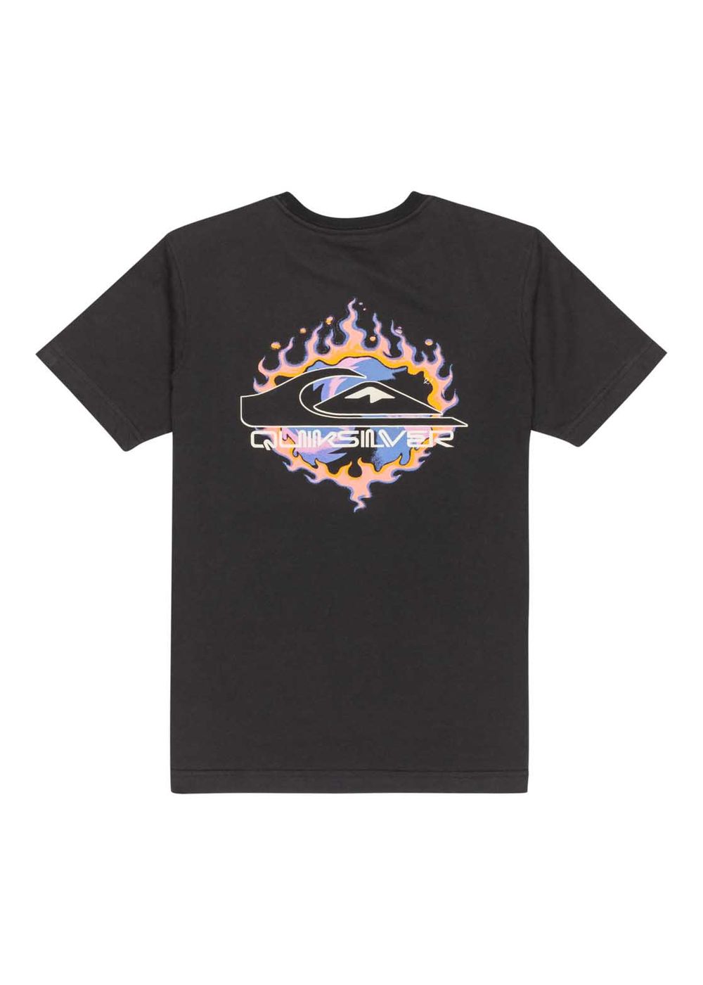 Quiksilver Boys In Flames Tee Black
