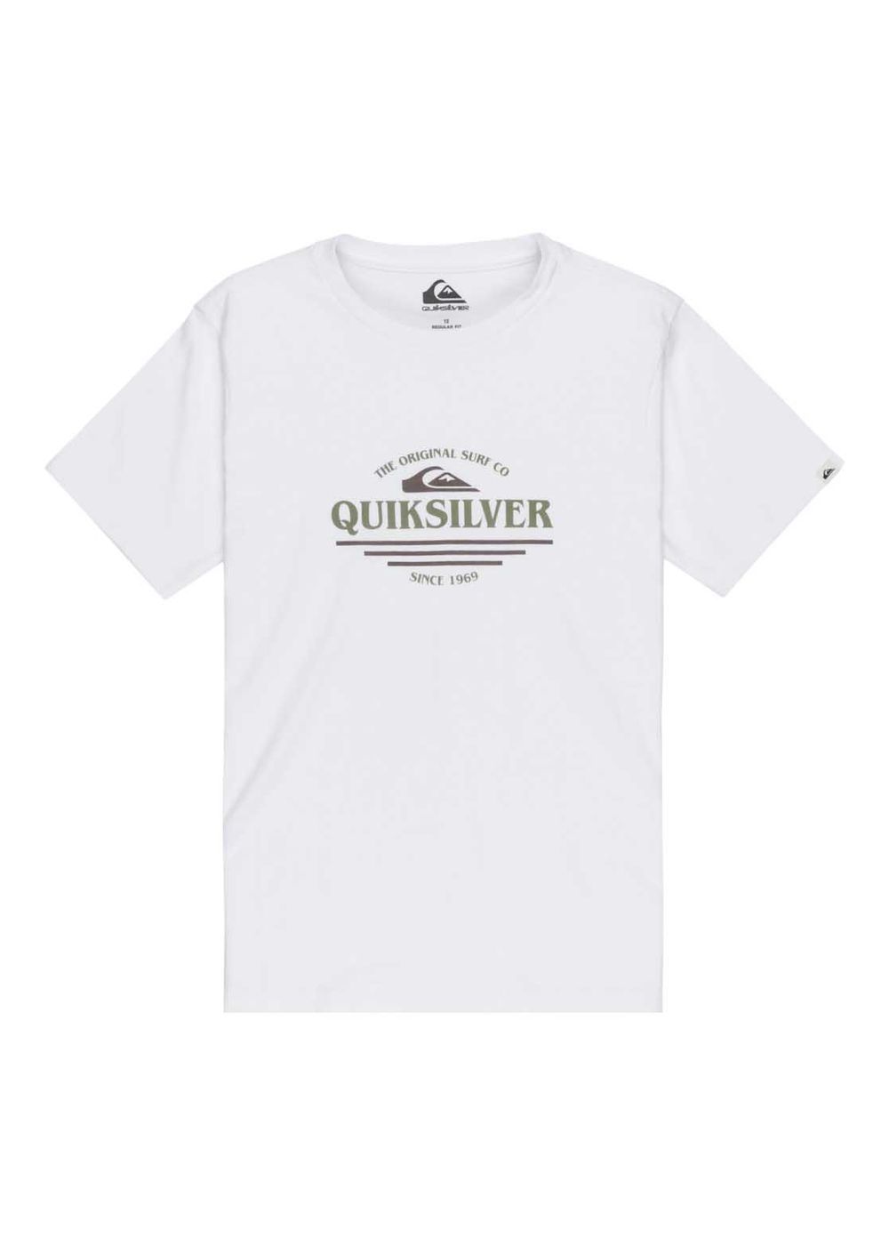 Quiksilver Boys Type Line Tee White