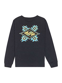Quiksilver Boys Swell Ovation Long Sleeve Top Black