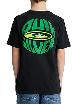 Quiksilver Boys Quik Globe Tee Black