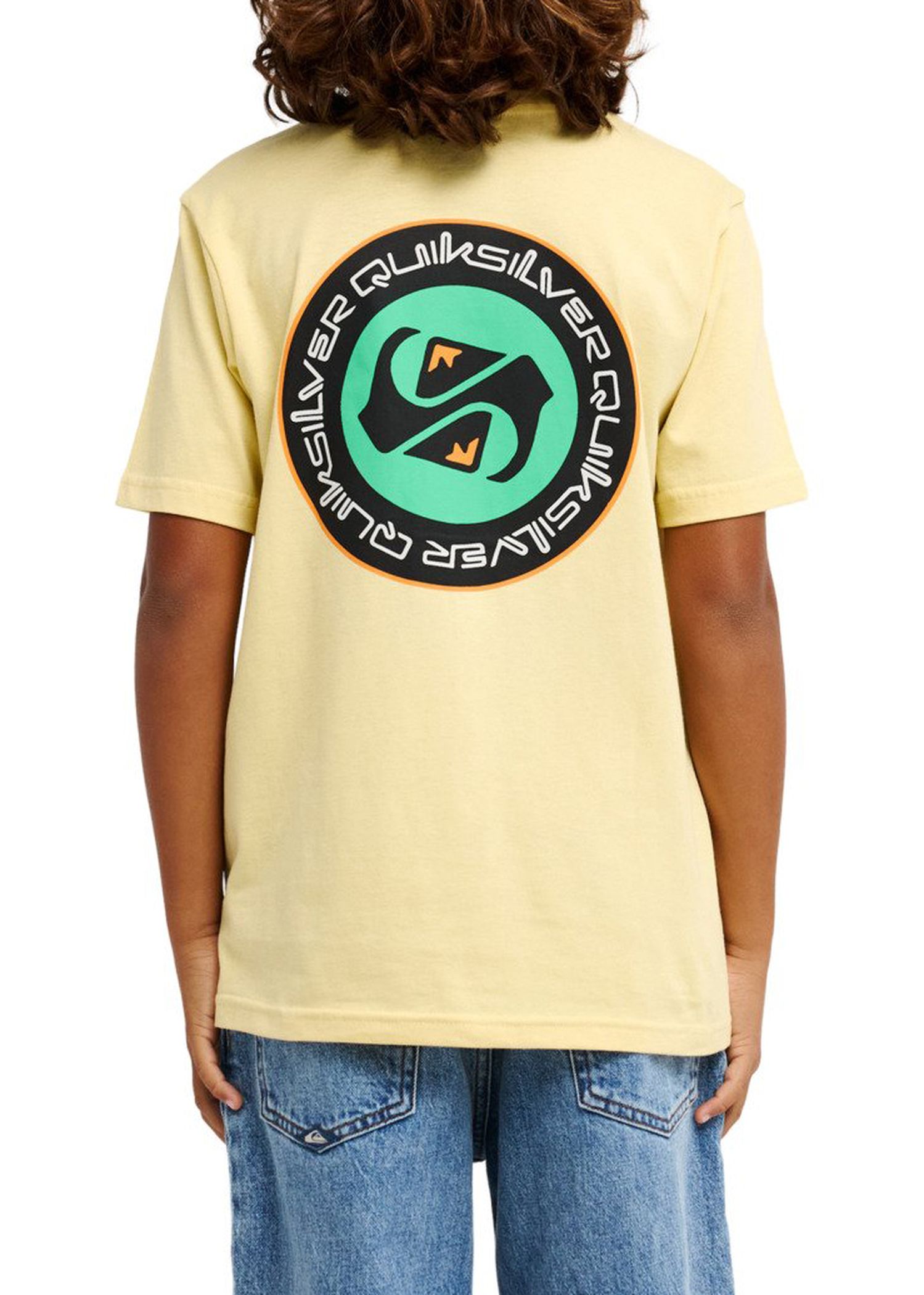 Quiksilver Boys EV Duality Tee Straw