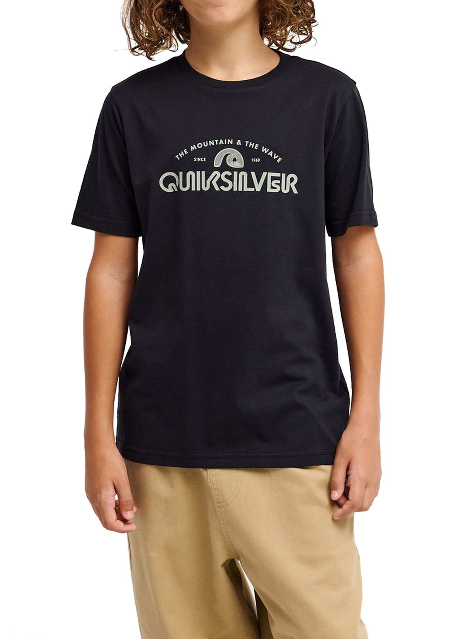 Quiksilver Boys Vista Logo Tee Black