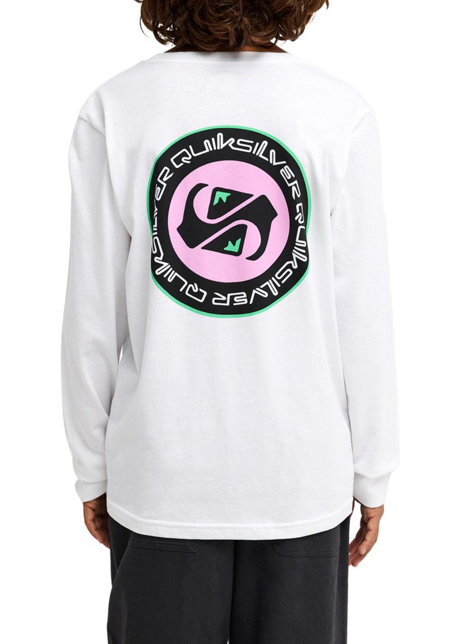 Quiksilver Boys Duality Long Sleeve White