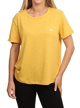 Roxy Oceanwave Regular Tee Ochre