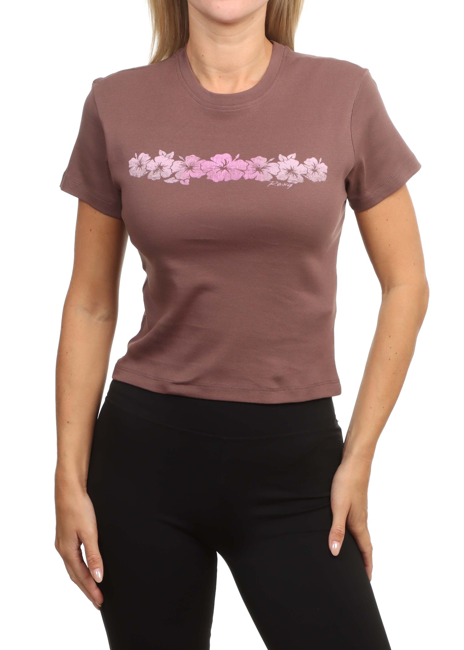Roxy Beach Love Tee Peppercorn